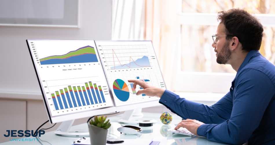 How long can you learn a digital skill - a man running analytics on a pc