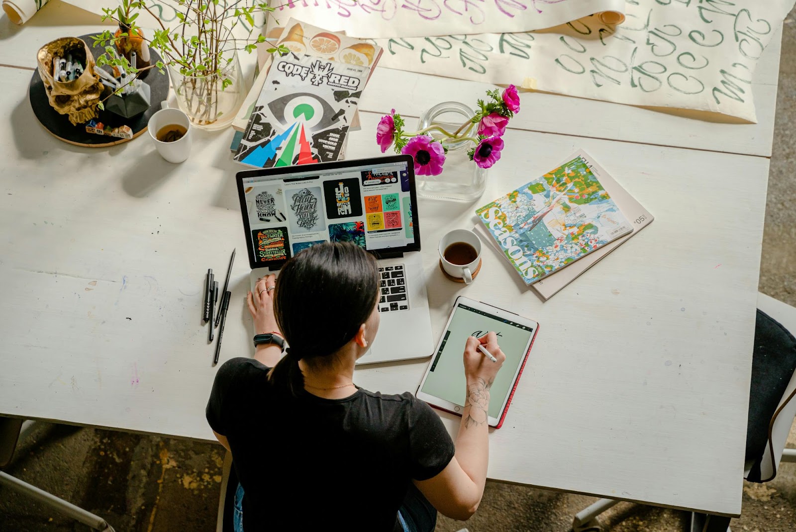 How long can you learn a digital skill - woman coding and taking notes